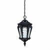 Homeroots 19 x 9.5 x 9.5 in. Stratford 1-Light Architectural Bronze Hanging Light 397977